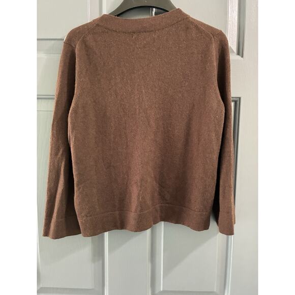 Women's Banana Republic Size Med Wool Blend Cardigan Sweater Hook & Eye Closure - Picture 6 of 6